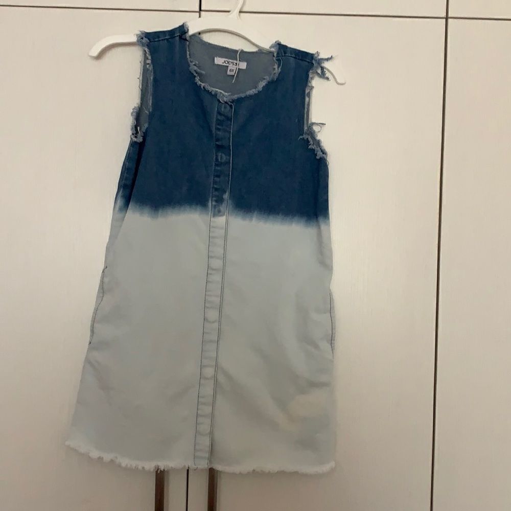 Jean snap dress 